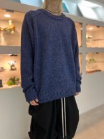 VICTIM / MELANGE COLOR KNIT / NAVY