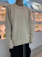 VICTIM / MELANGE COLOR KNIT / CREAM