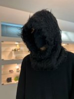 LAD MUSICIAN / LOOP YARN SHAGGY KNIT BALACLAVA / BLACK