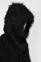 LAD MUSICIAN / LOOP YARN SHAGGY KNIT BALACLAVA / BLACK