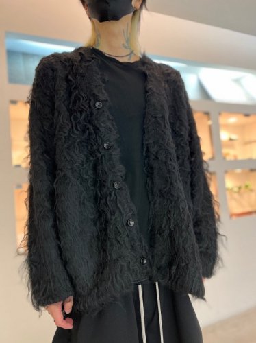 LAD MUSICIAN / LOOP YARN SHAGGY KNIT CARDIGAN / BLACK - LAD MUSICIAN・A.F  ARTEFACT・my beautiful landlet・VOAAOV・VICTIM・GARNI等の通販 |  鳥取県米子市のセレクトショップ、サイコボックス＜＜Psychobox＞＞