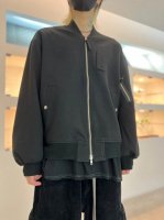 VICTIM / MA-1 JACKET / BLACK