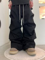 A.F ARTEFACT / Denim Tuck Wide Pants / Black