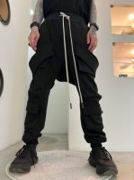 A.F ARTEFACT / Bomber Heat Belt Cargo Sarouel Pants / Black