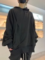 A.F ARTEFACT / Bomber Heat Tuck Hoodie / Black