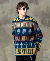 ͽʡglamb / Grunge Symbols Pullover Knit / 3ȯͽ / 24ǯ 12/1 