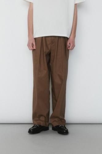 予約商品】VICTIM / LINEN 2-TUCK SLACKS / 3月中旬～3月下旬
