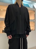 VOAAOV / SUPIMA COTTONNYLON TYPEWRITER MA-1 Blouson / BLACK