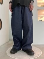 VOAAOV / DENIM Tuck Wide Pants / ONE WASH