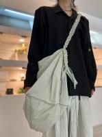 my beautiful landlet / 0th STITCH DENIM SHOULDER BAGL / LIGHT BEIGE 