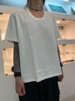 VICTIM / HEAVY COTTON U-NECK TEE / WHITE