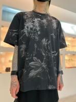 LAD MUSICIAN / 30/2 T-CLOTH MONE HANA BIG TEE / GRAY