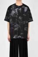 LAD MUSICIAN / 30/2 T-CLOTH MONE HANA BIG TEE / GRAY
