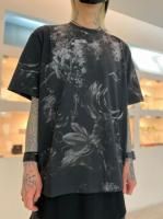 LAD MUSICIAN / 30/2 T-CLOTH MONE HANA BIG TEE / GRAY