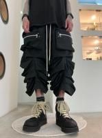 A.F ARTEFACT / Chino Monster Tuck Shorts / Black