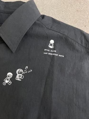 LAD MUSICIAN×Fujiko-Pro ドラえもん / BIG SHIRT / BLACK - LAD