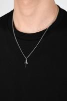 LAD MUSICIAN / CROSS NECKLACE / SILVER