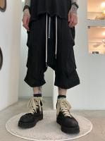 A.F ARTEFACT / Sheer Yo-Ryu Tuck Shorts / Black