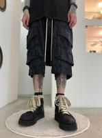 A.F ARTEFACT / Jacgurd Cargo Shorts / BlackD.Gray