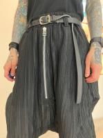 my beautiful landlet / LEATHER LONG BELT / GOURD
