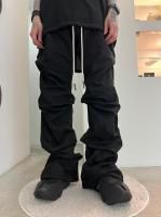 A.F ARTEFACT / Bonding Boots Cut Tuck Pants / Black