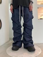 A.F ARTEFACT / Boots Cut Tuck Pants / Navy