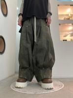 ͽʡA.F ARTEFACT / BLENDED SHADES DENIM PLEATS TUCK WIDE PANTS / 13ȯͽ / 25ǯ 8/ 31