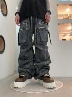 ͽʡA.F ARTEFACT / BLENDED SHADES DENIM CARGO TUCK WIDE PANTS / 13ȯͽ / 25ǯ 8/ 31