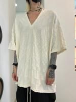ͽʡA.F ARTEFACT / GRADIENT PLAID PATTERN V-NECK TEE / 35ȯͽ / 25ǯ 8/ 31