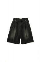 ͽʡWIZZARD / MOTION PLEAT WIDE DENIM SHORTS / 3-4ȯͽ / 25ǯ 9/ 21