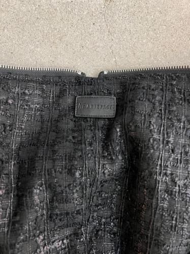 A.F ARTEFACT / Tweed Zipper Hooded Blouson / Black - LAD MUSICIAN