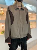 WIZZARD / CUT UP HARRINGTON JACKET / SANDBROWN