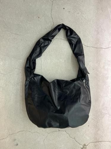 WIZZARD / FAUX LEATHER WAVE BAG / BLACK - LAD MUSICIAN・A.F