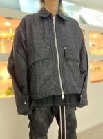 A.F ARTEFACT / Tuck Sleeve Jcaket / Black