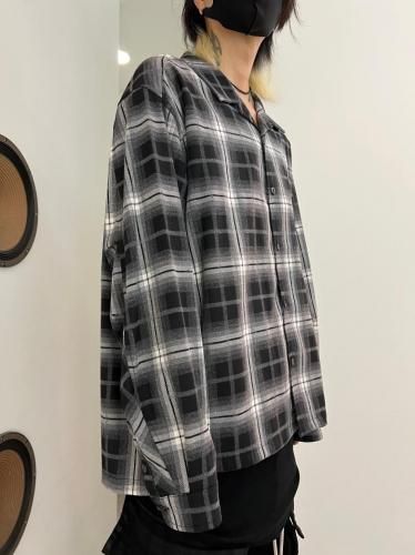 victim チェック　シアー　OPEN COLLAR CHECK SHIRT VICTIM]OPEN COLLAR CHECK SHIRT | OPENING ACT