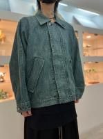 VOAAOV / RANDOM CRUNCH DENIM Blouson / USED