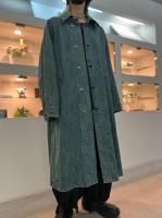 VOAAOV / RANDOM CRUNCH DENIM Long Coat / USED
