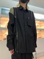 PHILTHEORY / String zip shirts / Black