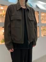 VICTIM / SHORT DRIZZLER JACKET / BROWN