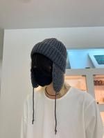 VICTIMCA4LA / EAR FLAP KNIT CAP / GRAY