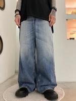 VICTIMHAGUN / WIDE PIPE DENIM PANTS / BLUE