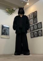 LAD MUSICIANの24Gスウェットセットアップにmy beautiful landletのシャギービッグカーディガン 251027A