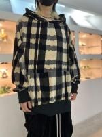 A.F ARTEFACT / Hooded Top / BlackGrayIvory