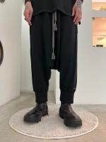 prasthana / heavy sweat penguin pants / BLACK