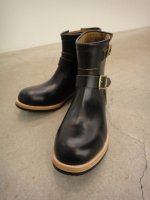 REVIVAL 90% PRODUCTS by Varde77 / U.S. OIL LEATHER SHORT ENGINEER BOOTS / BLACK