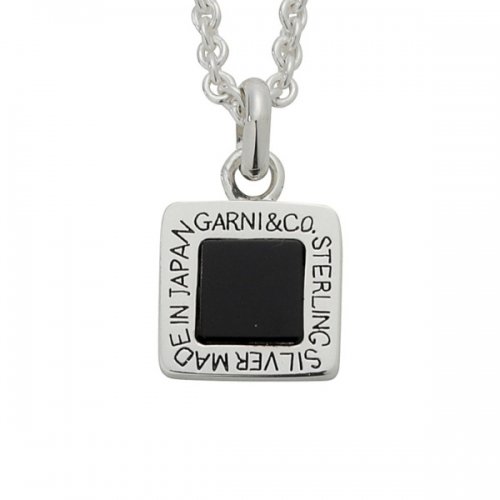 GARNI / Square Onyx Pendant - L【取り寄せ商品】 - LAD MUSICIAN