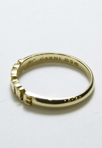 GARNI×blackweirdos / K10 ASSHOLE Ring【取り寄せ商品】 - LAD