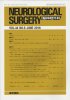 Neurological Surgery Ǿг Vol.44 no.6 (2016)