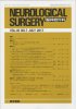 Neurological Surgery Ǿг Vol.45 no.7 (2017)
