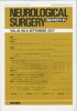 Neurological Surgery Ǿг Vol.45 no.9 (2017)